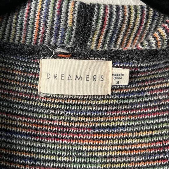 Aztec Southwest Indie Print Cardigan Sweater 3/4 Length Size Small - Picture 5 of 6